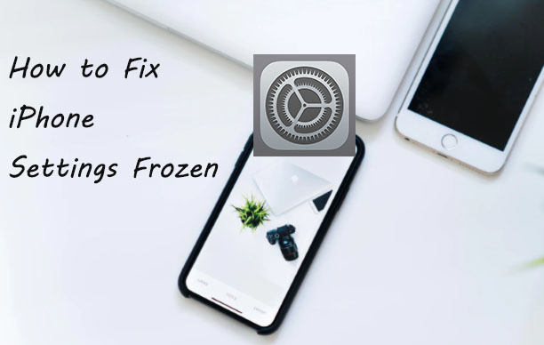 iphone settings frozen