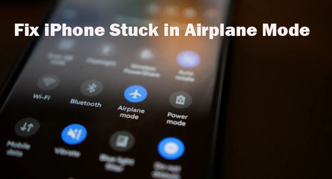 iphone stuck in airplane mode