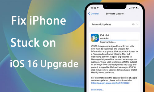 fix ios 16 update stuck on iphone