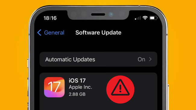 iphone stuck on software update