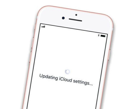 fix iPhone stuck on updating icloud settings
