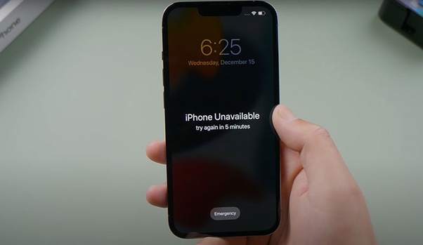 iphone unavailable timer not going down