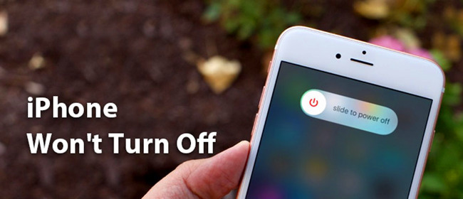 how to fix iphone won't turn off