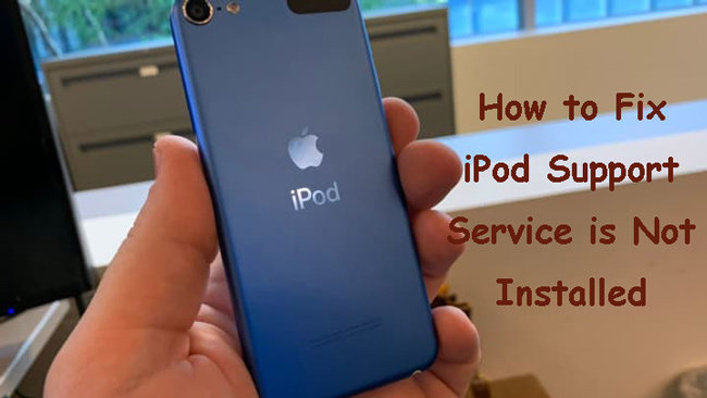 how to fix ipod support survice is not installed