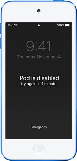 factory reset ipod with ios built in feature