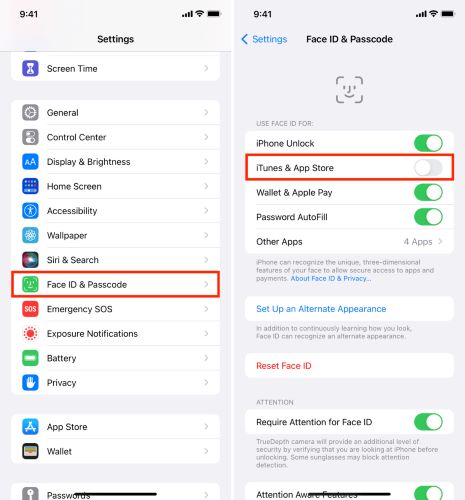 disable itunes and app store iphone