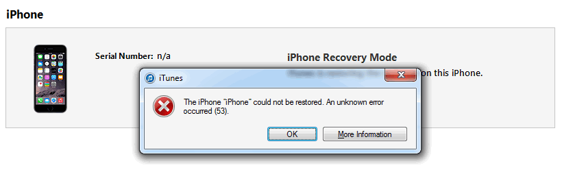 itunes error 53