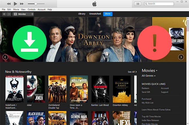 itunes download movies