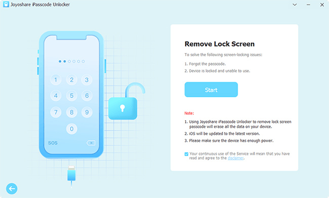 joyoshare ipasscode unlocker