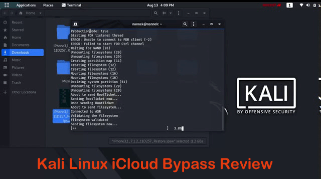kali linux icloud bypass review
