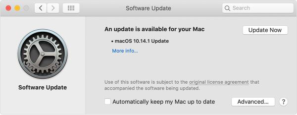 update mac to latest
