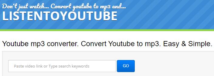 listen to youtube online converter