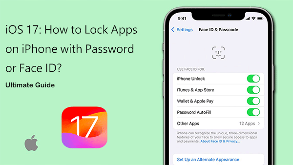 lock apps on iphone ios 17