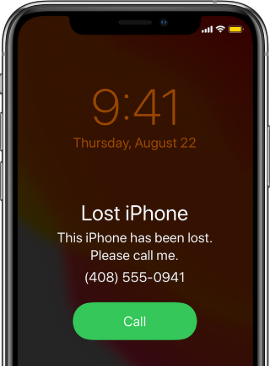 lost mode on iphone