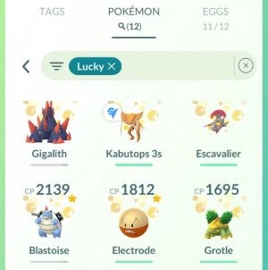 lucky pokemon in pokemon go