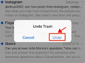 undo trash