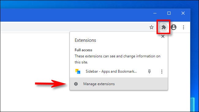 manage extension