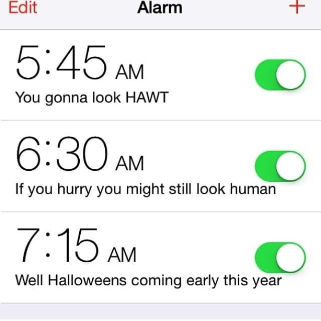 set multiple alarms when iphone alarm does not go off