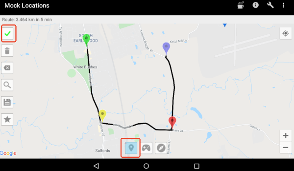 change gps location on android successfully