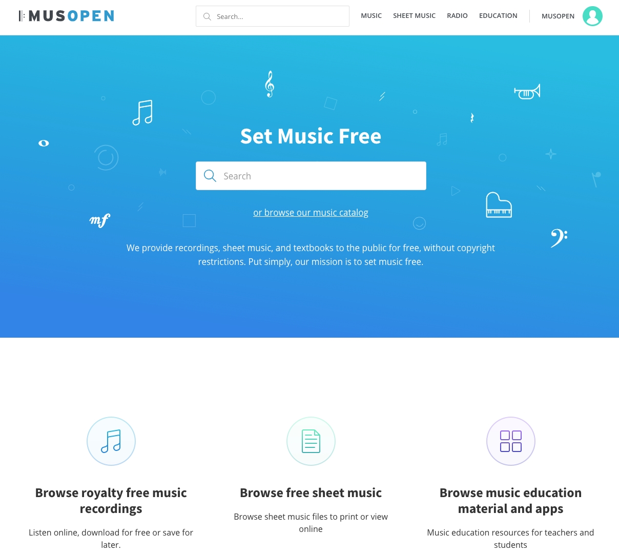 free mp3 music download sites musopen