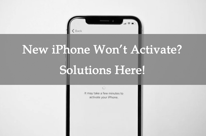 fix iphone cannot be ativated