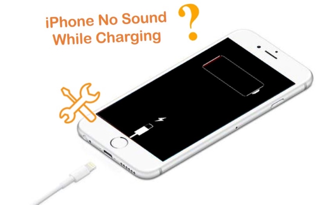 iphone no sound while charging
