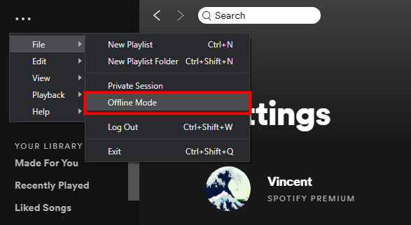 where are downloaded spotify songs stored pc
