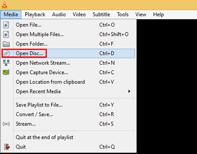 how to play dvd on windows 10 by vlc