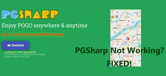 fix pgsharp not working