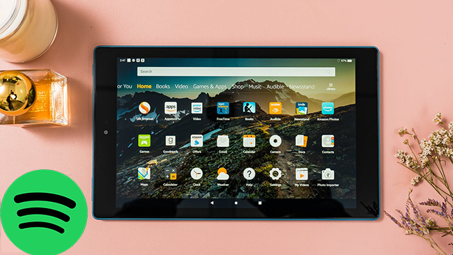 play spotify on kindle fire