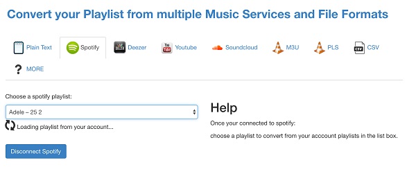 spotify playlist converter