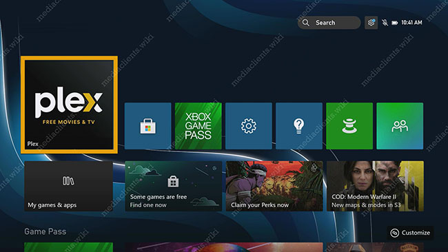 plex on xbox