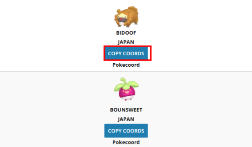 pokecoord map