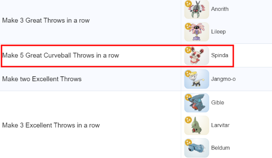 pokemon go curveball benefits