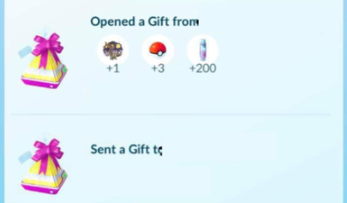 get pokeballs from friend gift in pokemon go