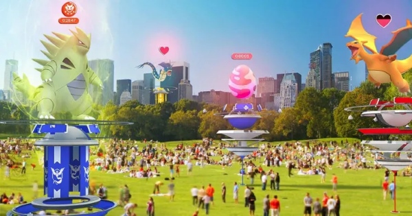 pokemon go gym at park