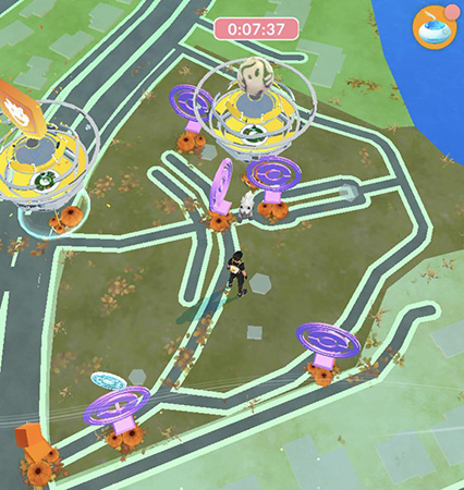 pokestops and gyms