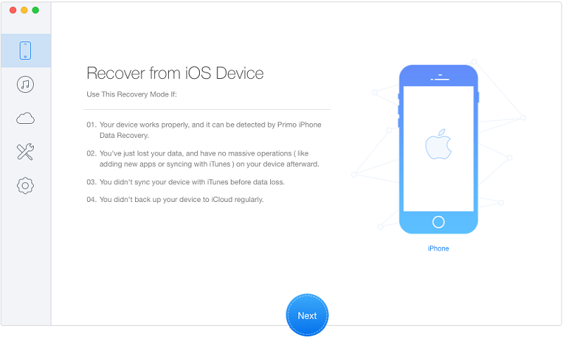primo iphone data recovery