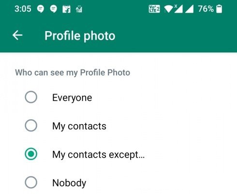 whatsapp profile photo