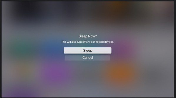 put Apple TV to sleep