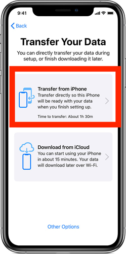 quick start device to device