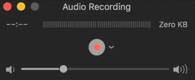 does quicktime record audio