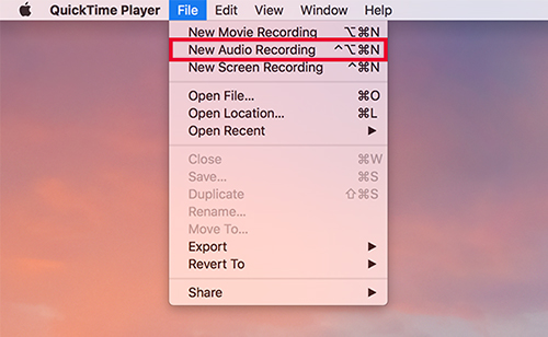 create recording task