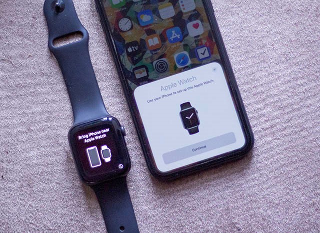 pair apple watch again