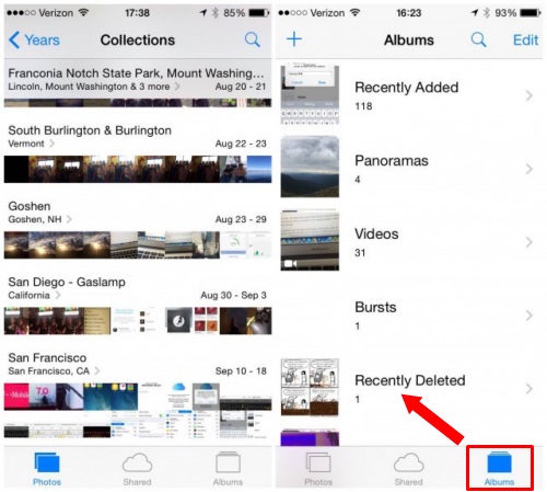 retrieve deleted photos from iphone 6/6s(plus)