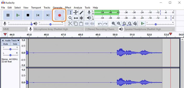 use audials free alternative audacity to record audio