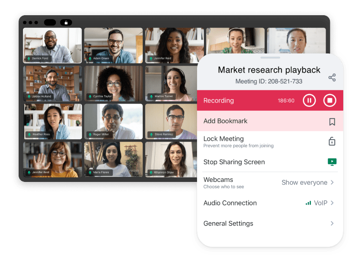 get gotomeeting recorded video
