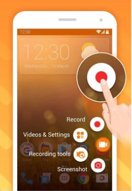 record tango video calls via du screen recorder