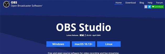 recor with obs
