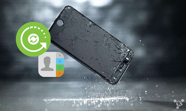 restore contacts from broken iphone